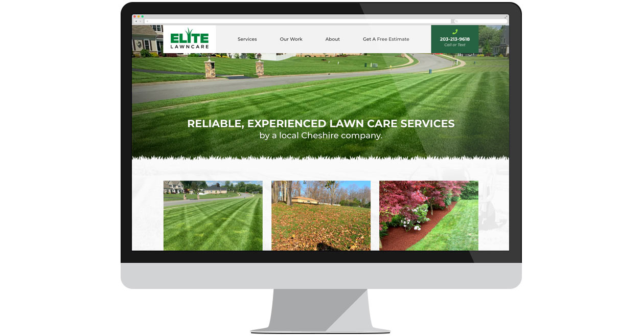 Elite Lawn Care Homepage