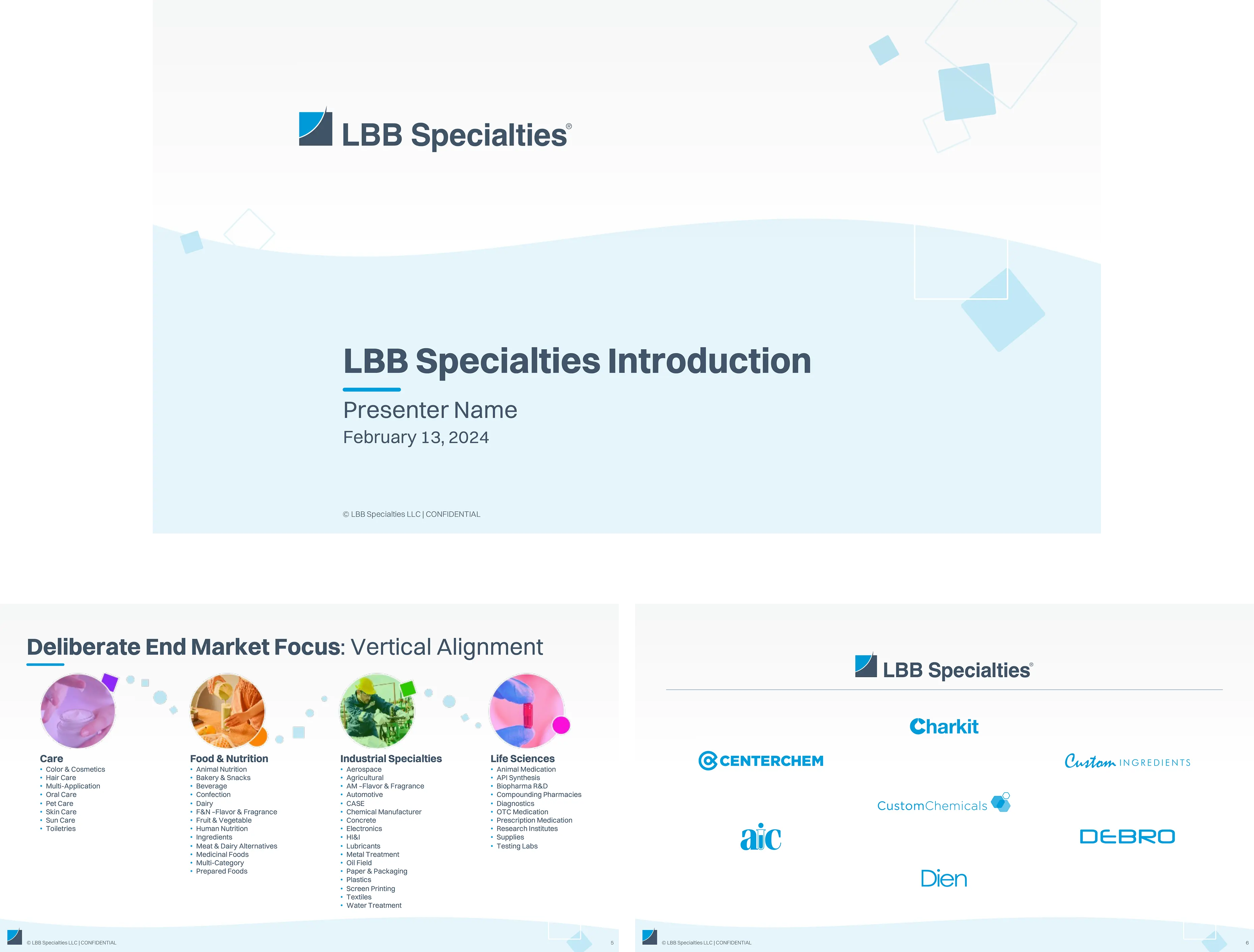 LBB Specialties Powerpoint Slides