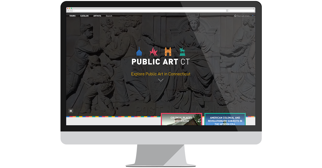 Exposure’s Web Design Powers Award-Winning PublicArtCT Website