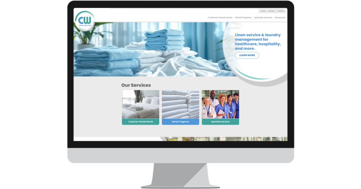 CW Linen Services Launches New Website